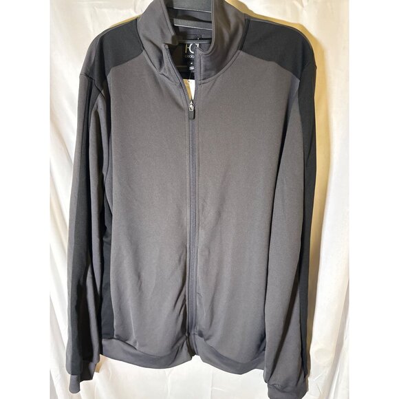 Ideology Men's Moisture-Wicking Full-Zip Jacket, Two-Tone Charcoal, Size M, NWOT - Picture 2 of 4